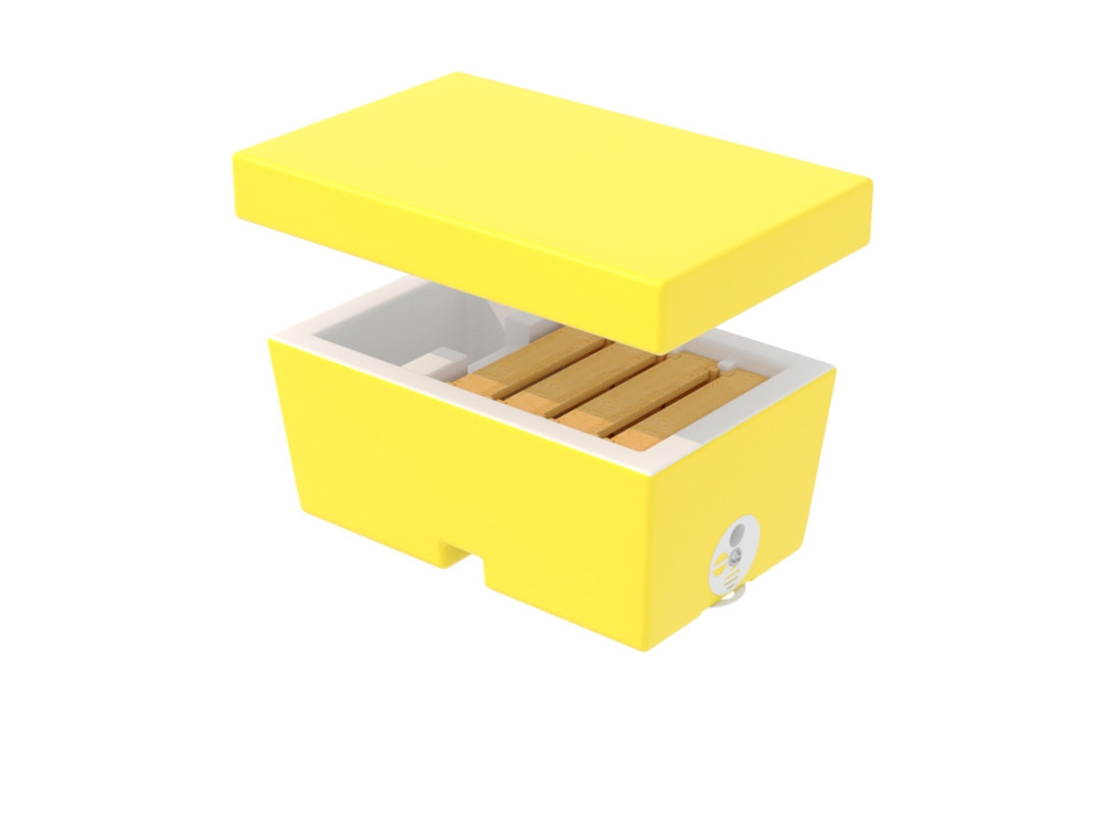 Нуклеус на 4 рамки, комплект 3 (желтый)