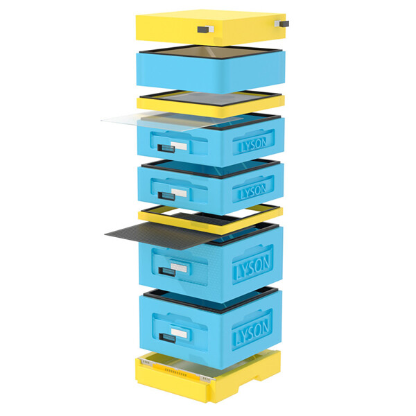 Улей "Рута" 10-рамочный, комплект 19