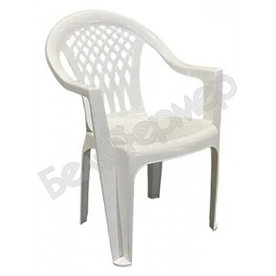 Пластиковый стул (кресло, белое)