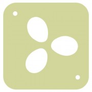 Решетка в Овоскоп перепелиная на 3 яйца, пластик