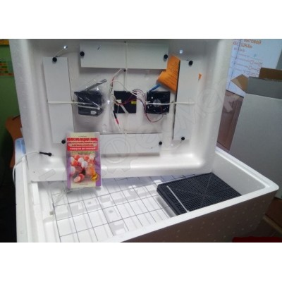 Инкубатор Несушка на 104 яйца (автомат, цифровое табло, вентиляторы, 220+12В) + Гигрометр, арт. 64ВГ