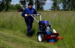 Роторная косилка Нева